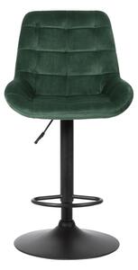 Barová stolička CHIRO Tempo Kondela Tmavo zelená