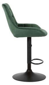 Barová stolička CHIRO Tempo Kondela Tmavo zelená