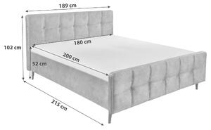 ČALÚNENÁ POSTEĽ, 180/200 cm, antracitová MID.YOU - Postele, Online Only