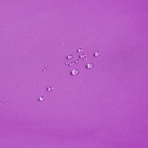 Štvorcový sedák fialový nylon