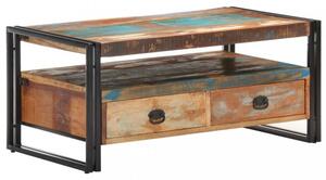 Konferenčný stolík drevo / oceľ Dekorhome Mangovníkové drevo