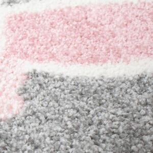 Detský koberec Bubble Kids 1316 ružový