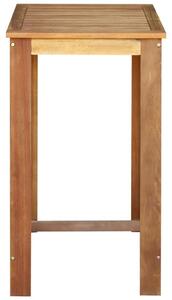 Barový stolík, akáciový masív 60x60x105 cm