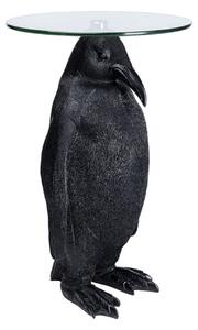 Animal Ms Penguin príručný stolík čierny Ø32 cm