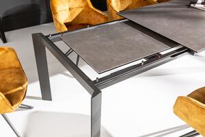 Jedálenský stôl X7 180-240cm keramický antracit