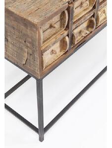 Bastidon konzolový stolík 125 cm hnedý/čierny