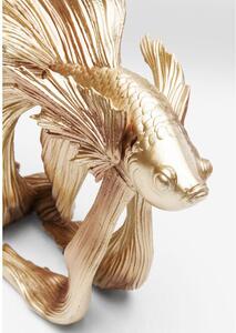 Betta Fish S dekorácia zlatá