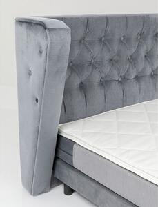 Boxspring Benito Moon posteľ sivá 180x200cm