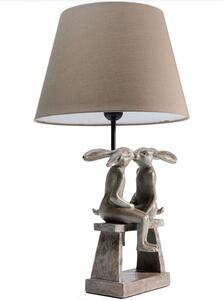 Bunny Love stolová lampa hnedá/béžová 53cm