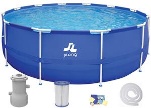 Záhradný bazén s filtráciou 366 x 76cm Modrá