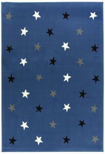 Detský koberec KIDS 533752/94955 Hviezdy modrý