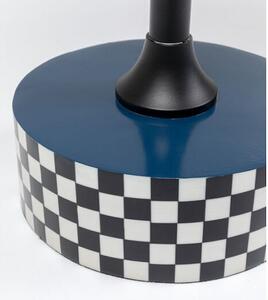 Domero Race príručný stolík modrý Ø40 cm