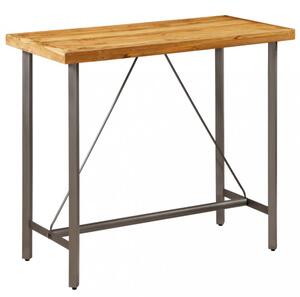 Barový stôl hnedá / čierna Dekorhome 150x70x106 cm