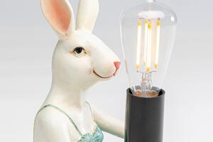 Girl Rabbit stolová lampa biela