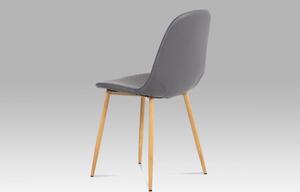 Jedálenská stolička CT-391 eko koža / látka / kov Autronic Cappuccino