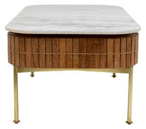 Grace konferenčný stolík hnedý 110x60 cm