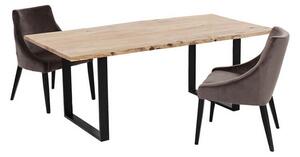 Harmony jedálenský stôl čierny 160x80