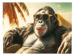 Holiday Monkey obraz viacfarebný 80x60 cm