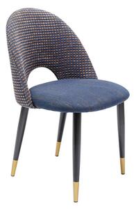 Hudson stolička modrá