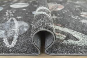 Detský koberec Lima C288A Planéty sivý / krémový