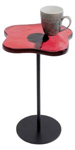 Lava príručný stolík červený Ø30 cm