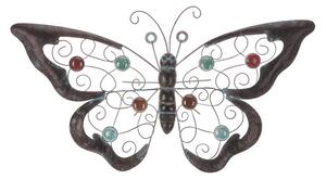 Motýl 41 cm - kovová závesná dekorácia