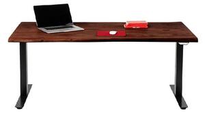 Office Harmony Dark písací stôl 200x100 cm tmavohnedý