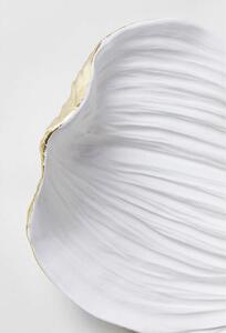 Orchid nástenná dekorácia biela/zlatá