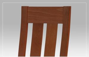 Jedálenská stolička BC-2602 drevo / látka Autronic Biela