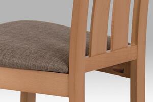 Jedálenská stolička BC-2602 drevo / látka Autronic Buk
