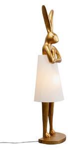 Rabbit stojacia lampa zlato-biela 150 cm