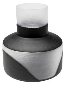 Shadow váza sivo-čierna 34 cm