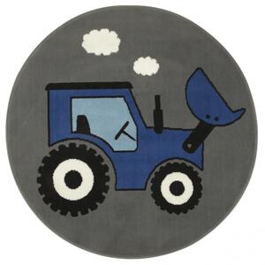 Detský koberec Luna Kids 534457/94911 Traktor, modrý
