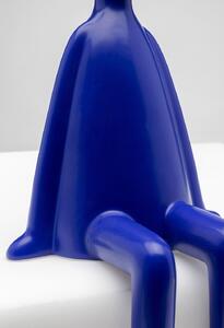 Sitting Rabbit dekorácia modrá 35 cm