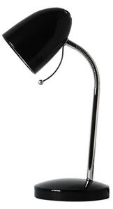 Aigostar B.V. Aigostar - Stolná lampa 1xE27/36W/230V čierna/chróm AI0359 + záruka 3 roky zadarmo