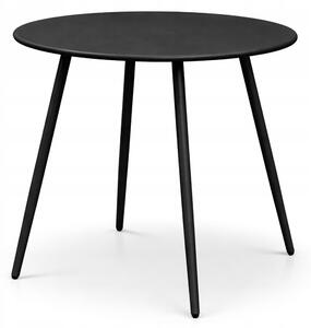 Dekorstudio Záhradný kávový stolík DOMO čierny - 80 cm