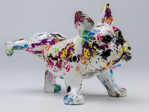 Splash Bulldog dekorácia mix 32 cm