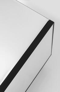 Soran zrkadlová skrinka čierna 180x40 cm
