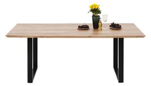 Symphony stôl akáciový hnedý/čierny 160x80