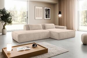 ROHOVÁ SEDAČKA, plast, textil, kompozitné drevo, piesková Livetastic - Sedačky, Online Only
