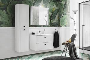 CMD Via Domo - Kúpeľňová skrinka pod umývadlo Havana White - biela - 80x57x49 cm