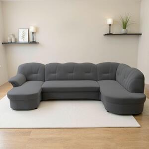 SEDACIA SÚPRAVA, textil, tmavosivá MID.YOU - Sedačky, Online Only