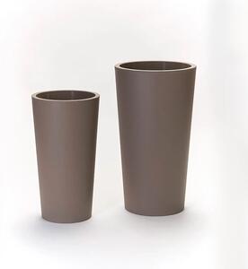 Dekoratívny kvetináč Brooklyn 75 x 40 cm – matná taupe farba