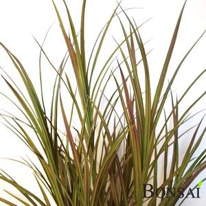 Umelá tráva červenkastá 115 cm – s UV ochranou v kvetináči - 91 - 120 cm