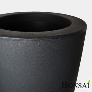 Kvetináč Slim antracitový 70 cm - Antracit - 51 - 70 cm