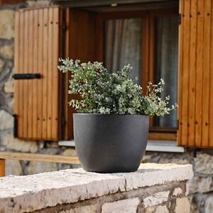 Kvetináč Rim antracitový 40 cm - Antracit - 0 - 30cm