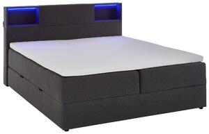 BOXSPRINGOVÁ POSTEĽ, 160/200 cm, antracitová Xora - Online Only spálne, Online Only