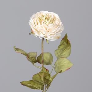 Umelá ruža Dry Look 50 cm – krémová