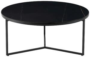 KONFERENČNÝ STOLÍK, čierna, kov, keramika, 80/80/37 cm Livetastic - Stolíky do obývačky, Online Only
