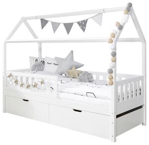 DOMČEKOVÁ POSTEĽ, 90/200 cm biela MID.YOU - Detské izby, Online Only